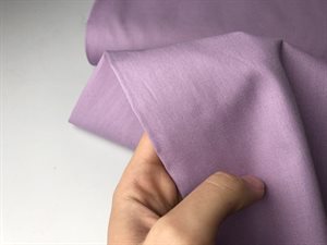 Poplinagtig bomuldslærred - pastel lilla